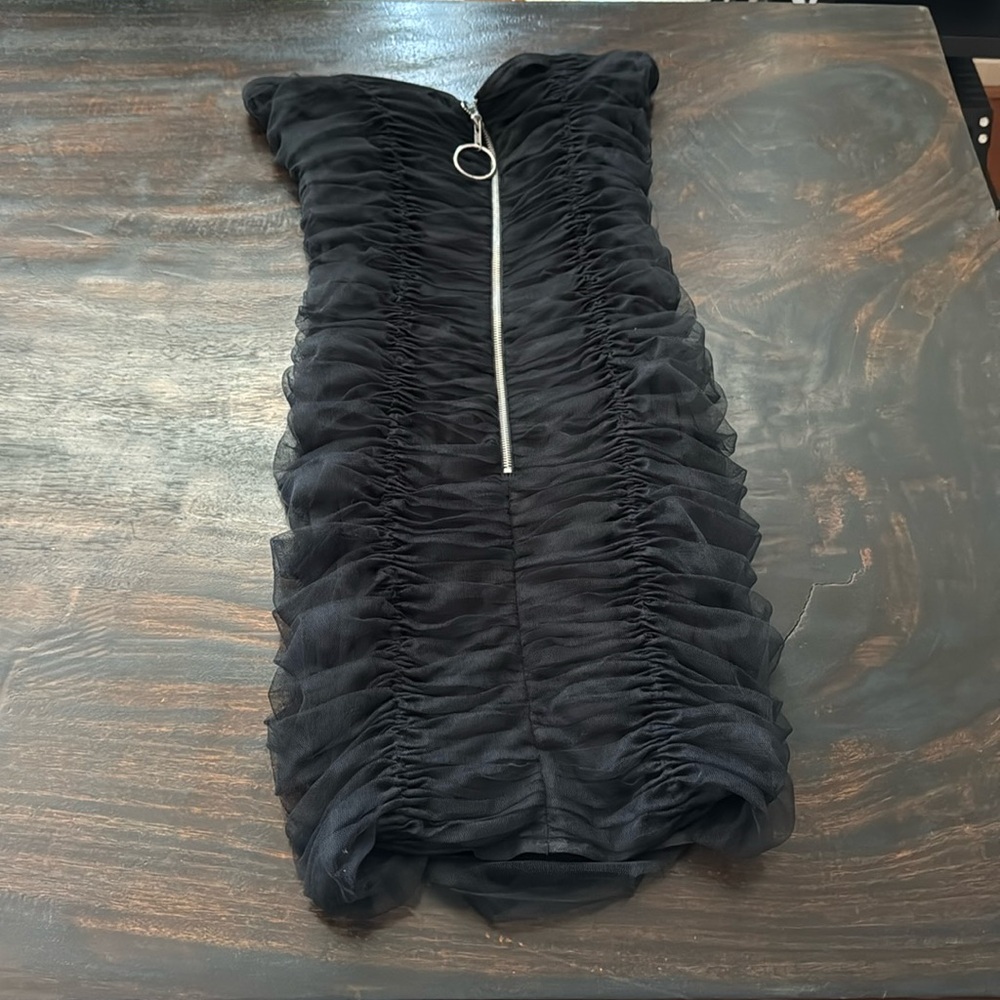 Betsey Johnson vintage strapless dress.